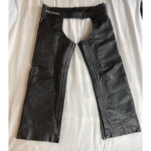 Harley‎ Davidson Black Leather Chaps